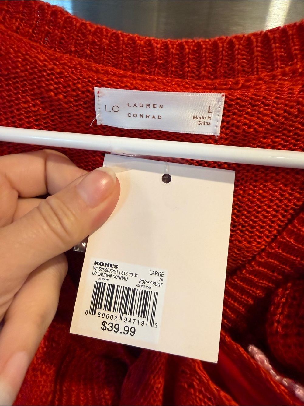 Women's LC Ruffle Sweater Vest - L - Picture 2 of 3